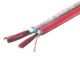 Belden 1504A Multi-Conductor Double-Pair Cable - 22 AWG (Gray & Red)