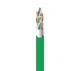 Belden 10GXW13 Category 6A Cable, 4 Pair, U/UTP, CMP, 23 AWG (Green)
