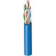 Belden 3613 Category 6+ Premium Cable, 4 Pair, U/UTP, CMP - Plenum, 23 AWG (Blue)