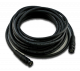 NoShorts 1694ABNC25BLK HD-SDI BNC Cable (25 FT - Black)