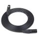 Canare EC010F Star Quad Black XLR M/F Microphone Cable (10 FT)