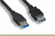 Comtop 10U3-32101-E-BK USB 3.0 A Male to A Female Extension Cable 1ft