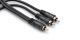 Hosa CYA-105 RCA Male to Dual RCA Male Y-Cable (5 FT)