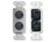 Radio Design Labs DS-XLR2F Dual XLR 3-pin Female Jacks on Decora® Wall Plate
