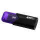 EMTEC ECMMD128GB113 B110 Click Easy 3.2 128GB Flash Drive (Purple)