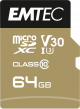 EMTEC ECMSDM64GXC10SP microSD UHS-I U3 A1, A2 SpeedIN Pro 64GB microSD Card
