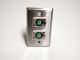 RapcoHorizon SP-2D3F Stainless Steel Wall Plate w/ Two XLR Female Connectors