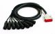 Mogami GOLD-DB25-XLRM15 Analog Recorder Interface Cable, 8 Channel, DB25 to XLR-Male (15FT)