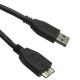 PacPro USB 3.0 Type-A Male to Micro-B Male Cable (3FT)