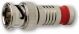 Platinum Tools 18042 BNC-Type Nickel SealSmart Coaxial Compression Connector For RG59 (Pack of 6)