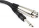 Hosa PXF-110 Male TS to Female XLR Audio Cable (10 FT)