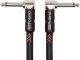 Roland RIC-B1AA Black Series Dual Right-Angle 1/4-Inch Instrument Cable (1 FT)