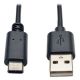 Tripp Lite U038-006 USB 2.0 Cable, USB Type-A Male to USB Type-C (USB-C) Male (6 FT)