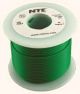 NTE Electronics WH20-05-100 20AWG Stranded Green Hook-Up Wire (100FT)