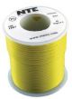 NTE Electronics WH20-04-100 20AWG Stranded Yellow Hook-Up Wire (100FT)