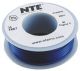 NTE Electronics WH20-06-25 20AWG Stranded Blue Hook-Up Wire (25FT)