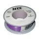 NTE Electronics WH20-07-25 20AWG Stranded Violet Hook-Up Wire (25FT)