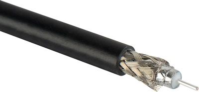 Belden 4505R 12G-SDI 4K Ultra-High-Definition Black Coax Cable - 20 AWG