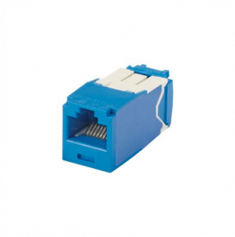 Panduit CJ6X88TGBU Mini-Com UTP RJ45 Cat 6A TG Jack Module (Blue)
