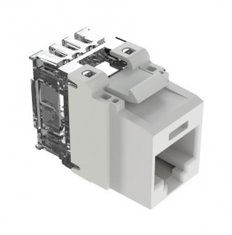 Panduit NK6X88MWH UTP RJ45 Cat 6A Keystone Punchdown Jack Module