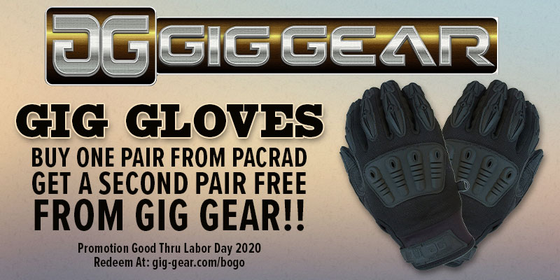 BOGO and Stay Safe with Gig Gloves at PacRad