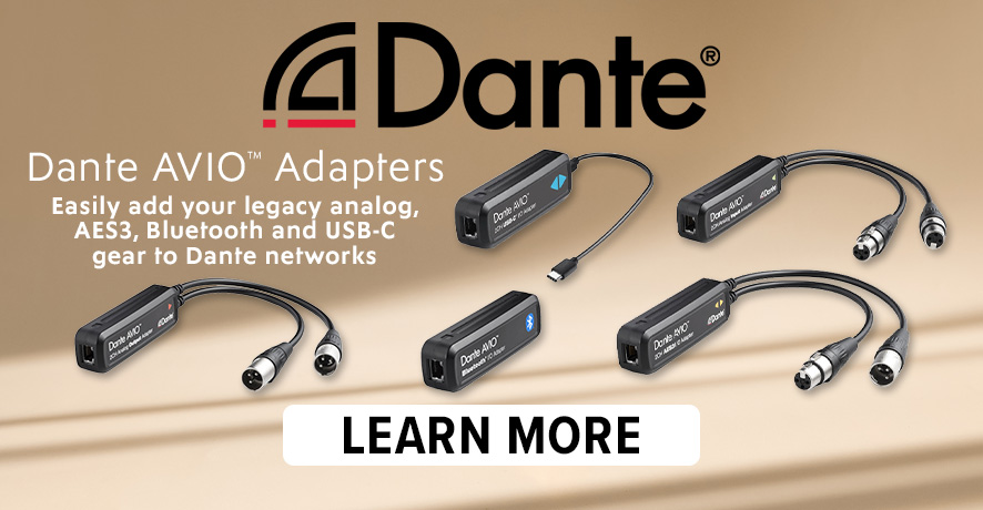 Audinate Dante Products at PacRad